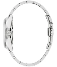 Bulova Men's Surveyor Three Hand Stainless Steel Bracelet Watch
