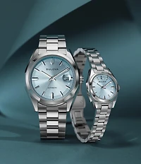 Bulova Men's Surveyor Three Hand Stainless Steel Bracelet Watch