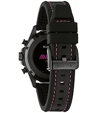 Bulova Men's Team Miami Chronograph Black Strap Watch