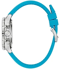 Bulova Men's Team Miami Quartz Chronograph Leather and Silicone Strap Watch