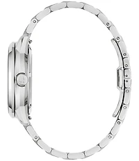 Bulova Men's Three Hand Stainless Steel Bracelet Watch