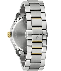 Bulova Men's Wilton Quartz Analog Two Tone Stainless Steel Bracelet Watch