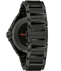 Bulova Series X Marc Anthony Men's Diamond Black Stainless Steel Bracelet Watch