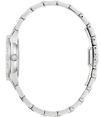 Bulova Sutton Collection Women's Crystal Quartz Analog Stainless Steel Bracelet Watch