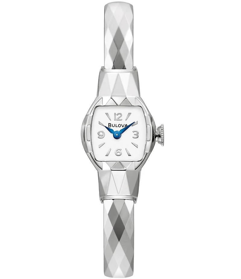 Bulova Women's American Girl Two Hand Stainless Steel Bracelet Watch