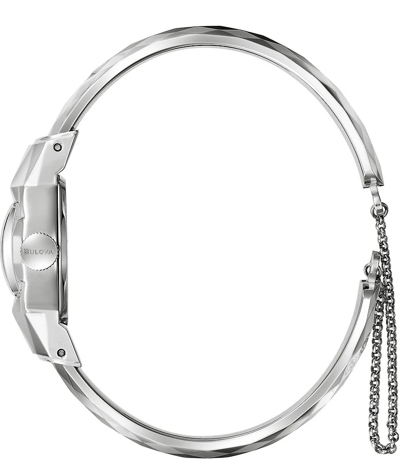 Bulova Women's American Girl Two Hand Stainless Steel Bracelet Watch