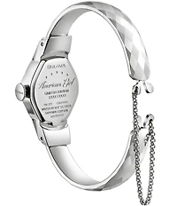 Bulova Women's American Girl Two Hand Stainless Steel Bracelet Watch
