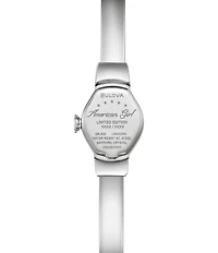 Bulova Women's American Girl Two Hand Stainless Steel Bracelet Watch