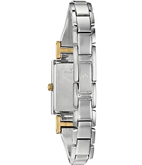 Bulova Women's Classic Quartz Analog Stainless Steel Bangle Bracelet Watch