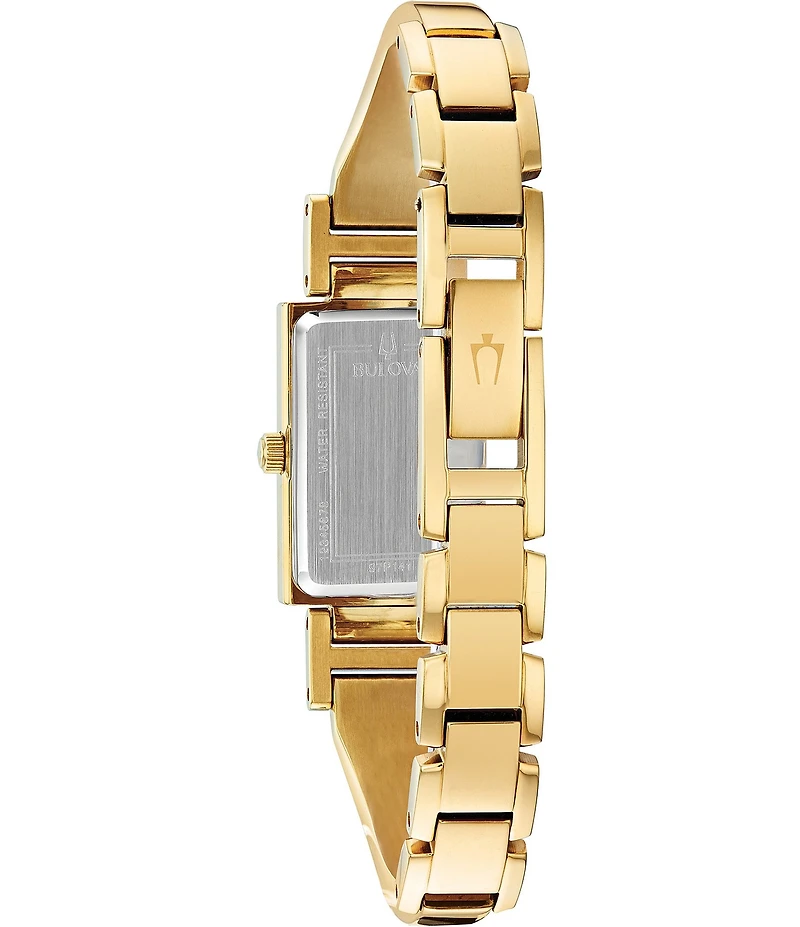 Bulova Women's Classic Quartz Analog Stainless Steel Bangle Bracelet Watch