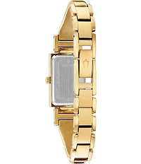Bulova Women's Classic Quartz Analog Stainless Steel Bangle Bracelet Watch