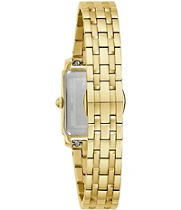 Bulova Women's Classic Two Hand Gold Tone Stainless Steel Bracelet Watch