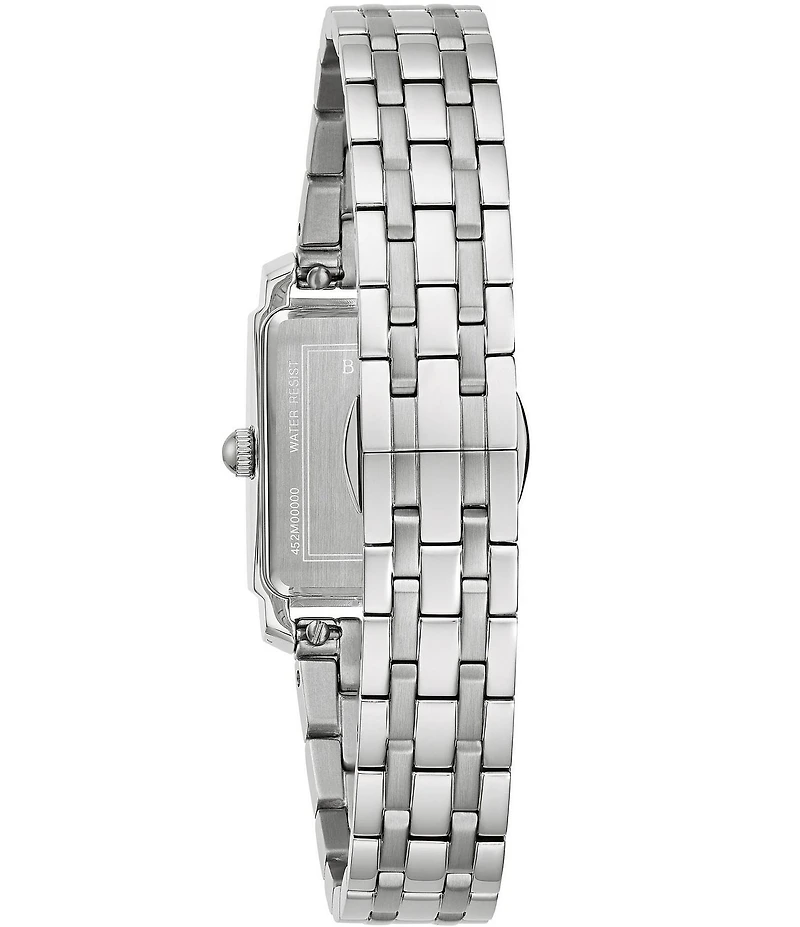 Bulova Women's Classic Two Hand Stainless Steel Bracelet Watch