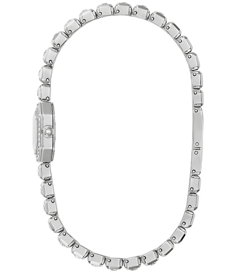 Bulova Women's Crystal Two Hand Stainless Steel Bracelet Watch