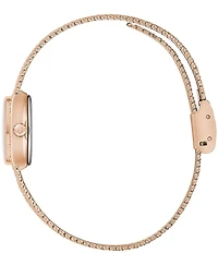 Bulova Women's Goddess Of Time Two Hand Stainless Steel Mesh Bracelet Watch