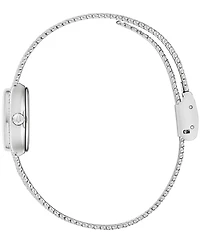 Bulova Women's Goddess Of Time Two Hand Stainless Steel Mesh Bracelet Watch