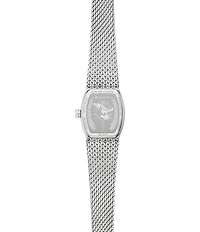 Bulova Women's Goddess Of Time Two Hand Stainless Steel Mesh Bracelet Watch