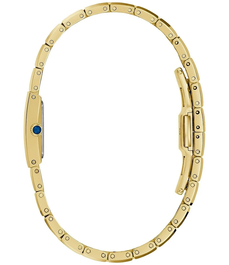Bulova Women's Harmony Marc Anthony Two Hand Gold Tone Stainless Steel Bracelet Watch