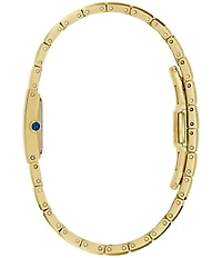 Bulova Women's Harmony Marc Anthony Two Hand Gold Tone Stainless Steel Bracelet Watch