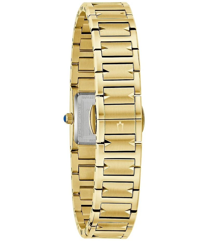 Bulova Women's Harmony Marc Anthony Two Hand Gold Tone Stainless Steel Bracelet Watch