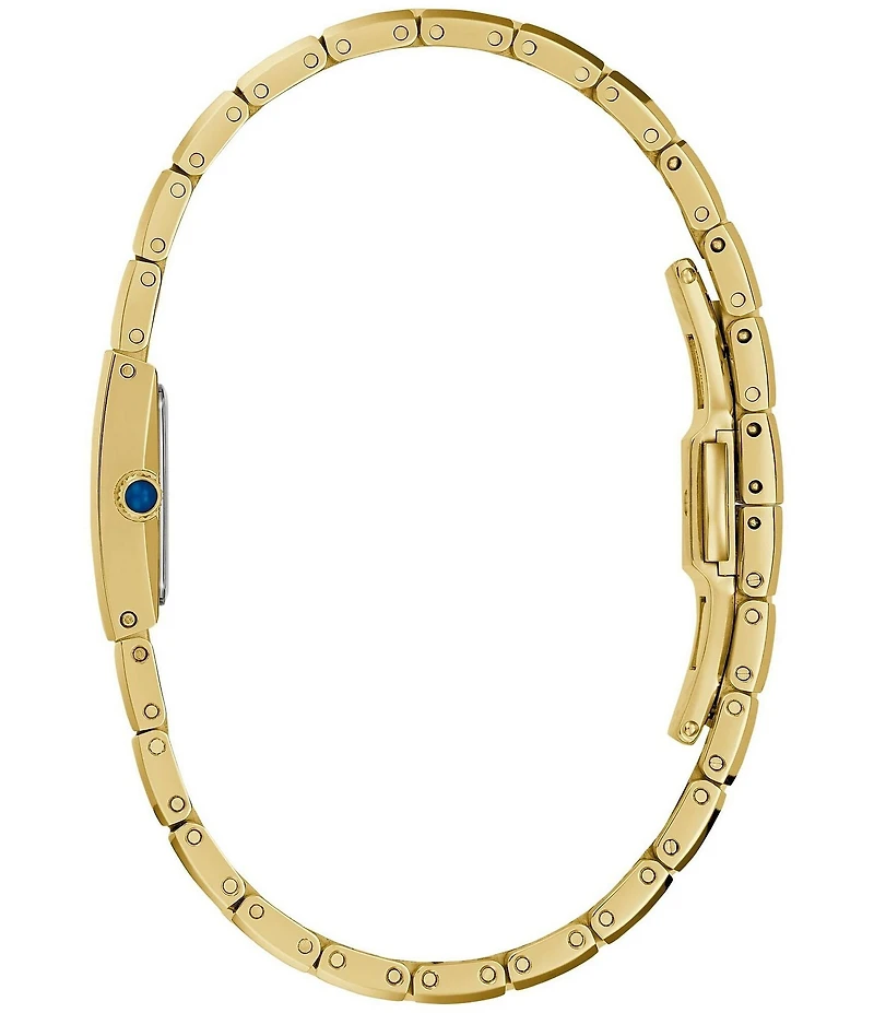 Bulova Women's Harmony Marc Anthony Two Hand Gold Tone Stainless Steel Bracelet Watch