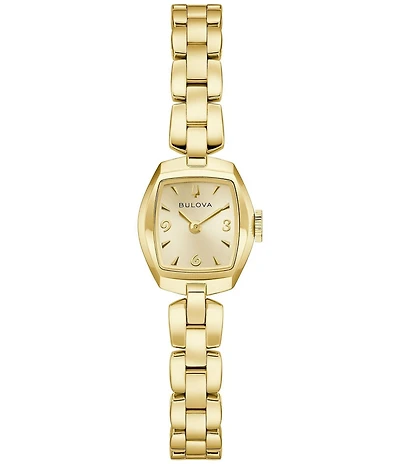 Bulova Women's Jackie Two Hand Gold Tone Stainless Steel Bracelet Watch