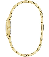 Bulova Women's Jackie Two Hand Gold Tone Stainless Steel Bracelet Watch