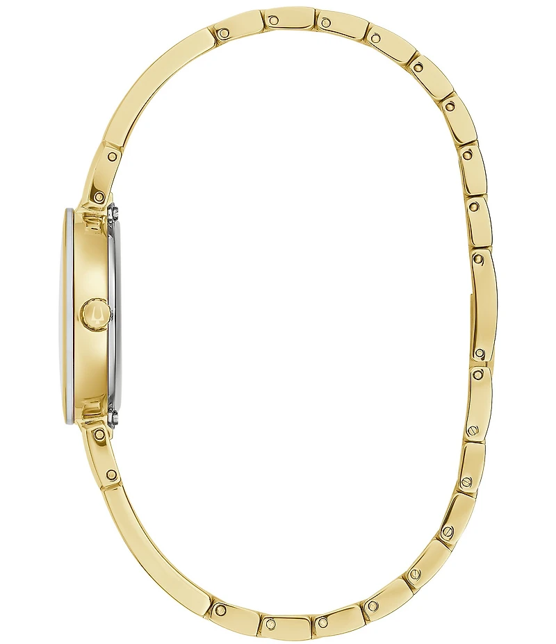 Bulova Women's Marc Anthony Modern Diamond Accent Quartz Stainless Steel Bracelet Watch