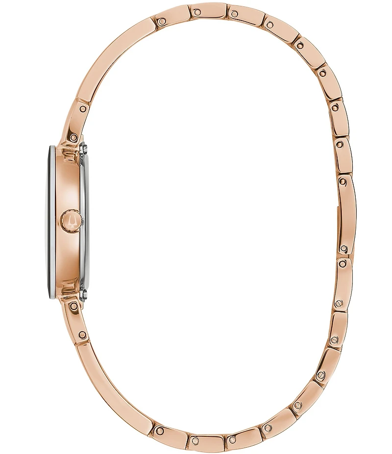 Bulova Women's Marc Anthony Modern Diamond Accent Quartz Stainless Steel Bracelet Watch