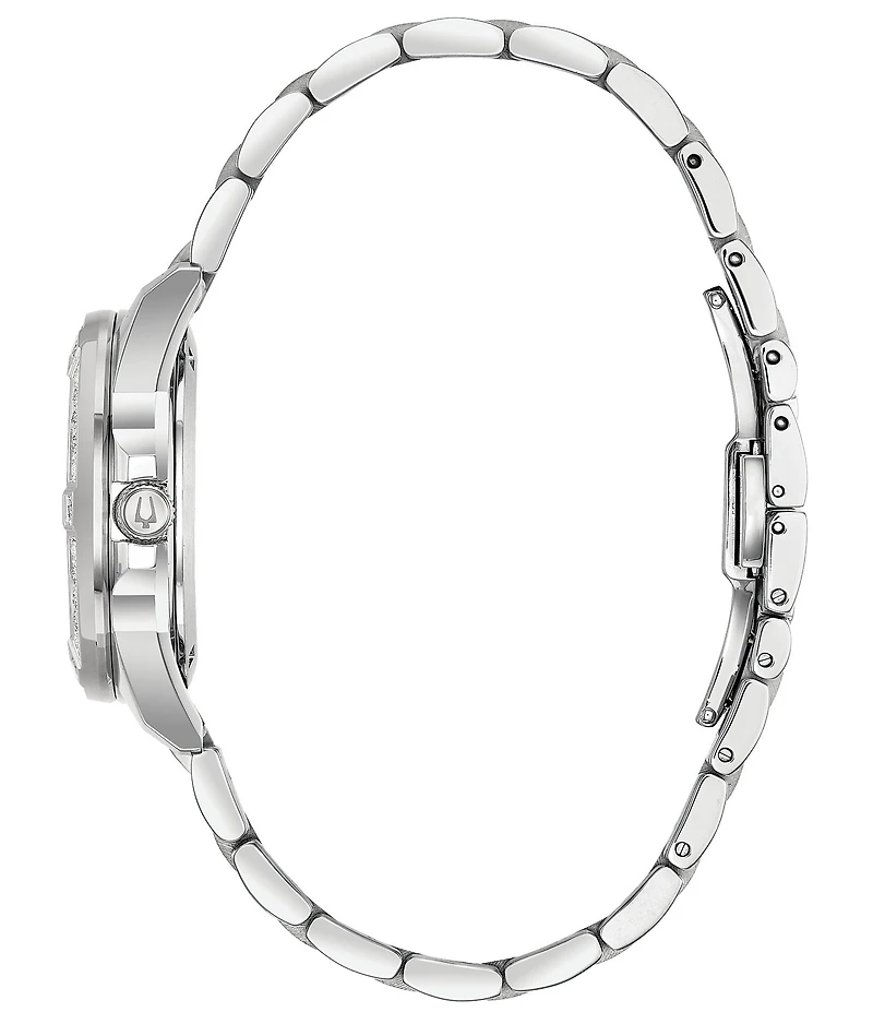 Bulova Women's Marine Star Series L Quartz Mechanical Automatic Stainless Steel Bracelet Watch