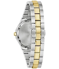 Bulova Women's Prestige Mechanical Automatic Two Tone Stainless Steel Bracelet Watch