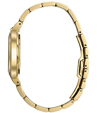 Bulova Women's Rubaiyat Quartz Analog Gold Stainless Steel Bracelet Watch