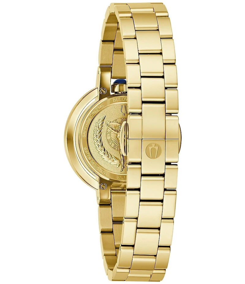 Bulova Women's Rubaiyat Two Hand Stainless Steel Bracelet Watch