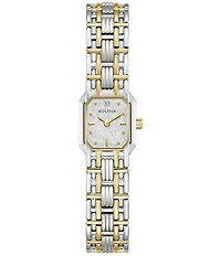 Bulova Women's Sophia Two Hand Stainless Steel Bracelet Watch
