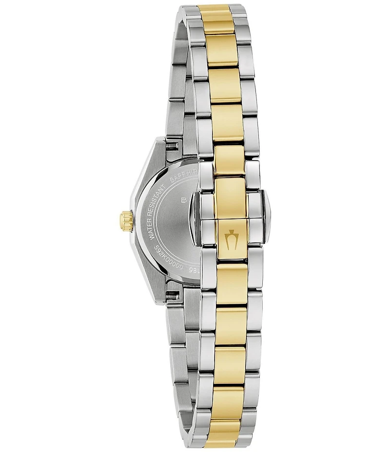 Bulova Women's Surveyor 29mm Three Hand Stainless Steel Bracelet Watch