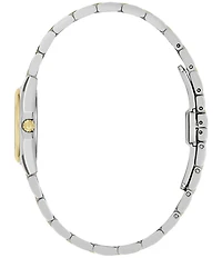Bulova Women's Surveyor Three Hand Two Tone Stainless Steel Bracelet Watch