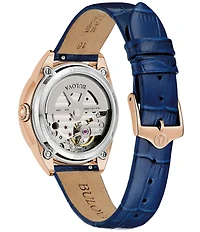 Bulova Women's Sutton Automatic Leather Strap Watch