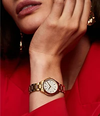 Bulova Women's Sutton Classic Quartz Analog Gold Stainless Steel Bracelet Watch