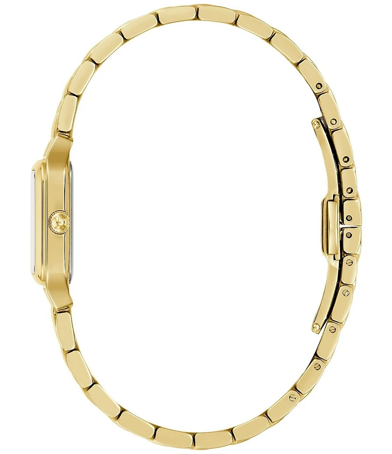 Bulova Women's Sutton Two Hand Gold Tone Stainless Steel Bracelet Watch