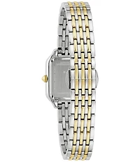 Bulova Women's Sutton Two Hand Two Tone Stainless Steel Bracelet Watch