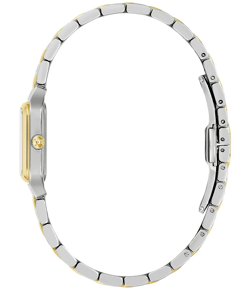 Bulova Women's Sutton Two Hand Two Tone Stainless Steel Bracelet Watch