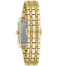 Bulova Women's Two Hand Gold Tone Stainless Steel Bracelet Watch