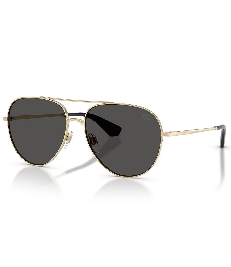 Burberry Unisex BE3172 59mm Pilot Sunglasses