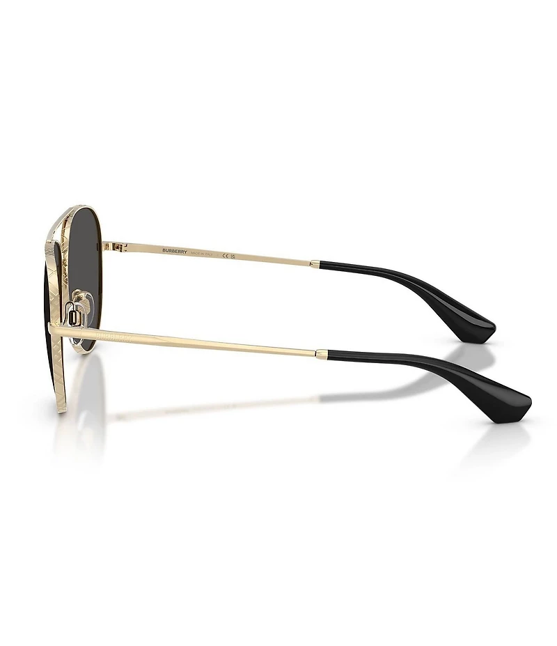 Burberry Unisex BE3172 59mm Pilot Sunglasses