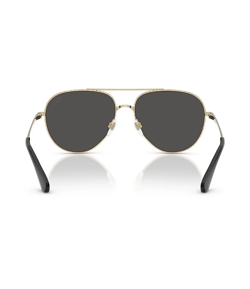 Burberry Unisex BE3172 59mm Pilot Sunglasses