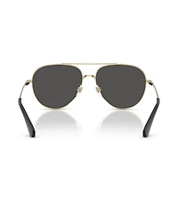 Burberry Unisex BE3172 59mm Pilot Sunglasses