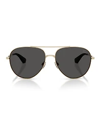 Burberry Unisex BE3172 59mm Pilot Sunglasses
