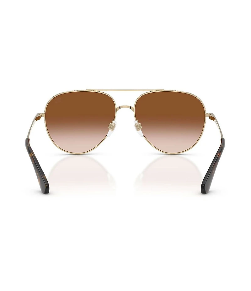 Burberry Unisex BE3172 59mm Pilot Sunglasses