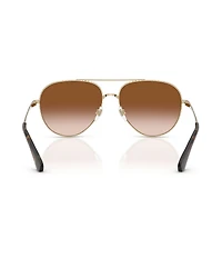 Burberry Unisex BE3172 59mm Pilot Sunglasses