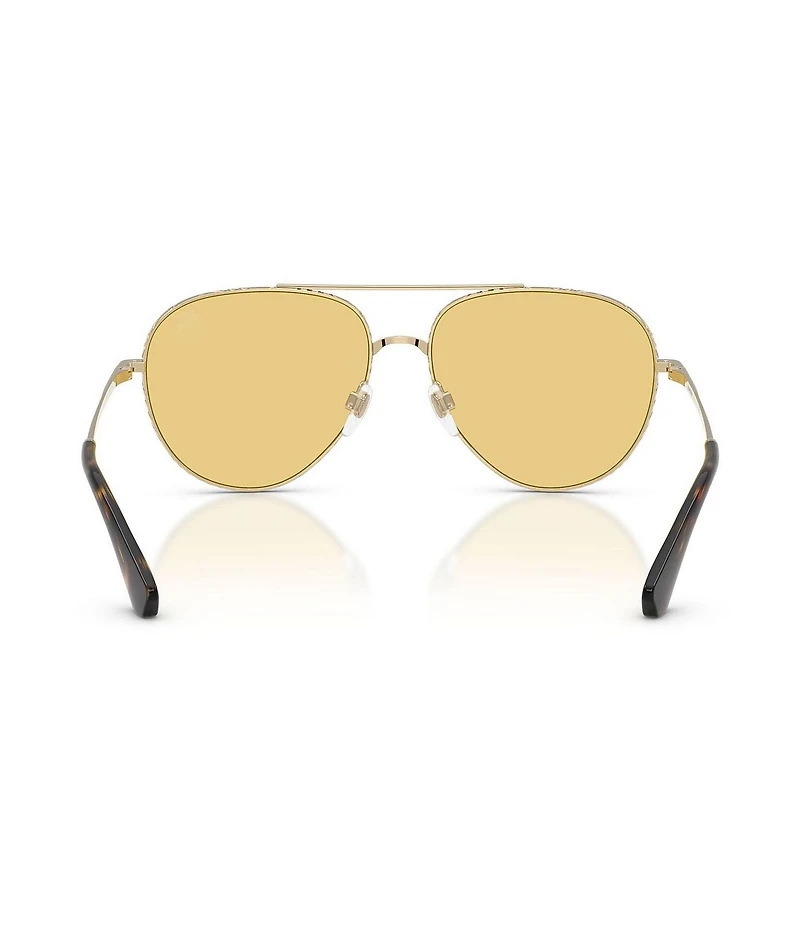 Burberry Unisex BE3172 59mm Pilot Sunglasses